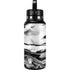 Black and White Marble Ink Hydro Flask 32oz Wide Mouth Skin